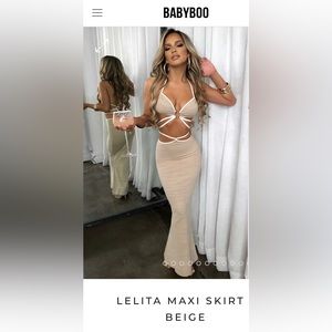 Babyboo Beige Maxi Dress